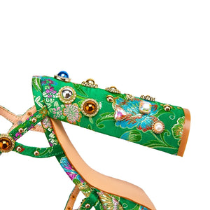 Flora Gem Platform Heels