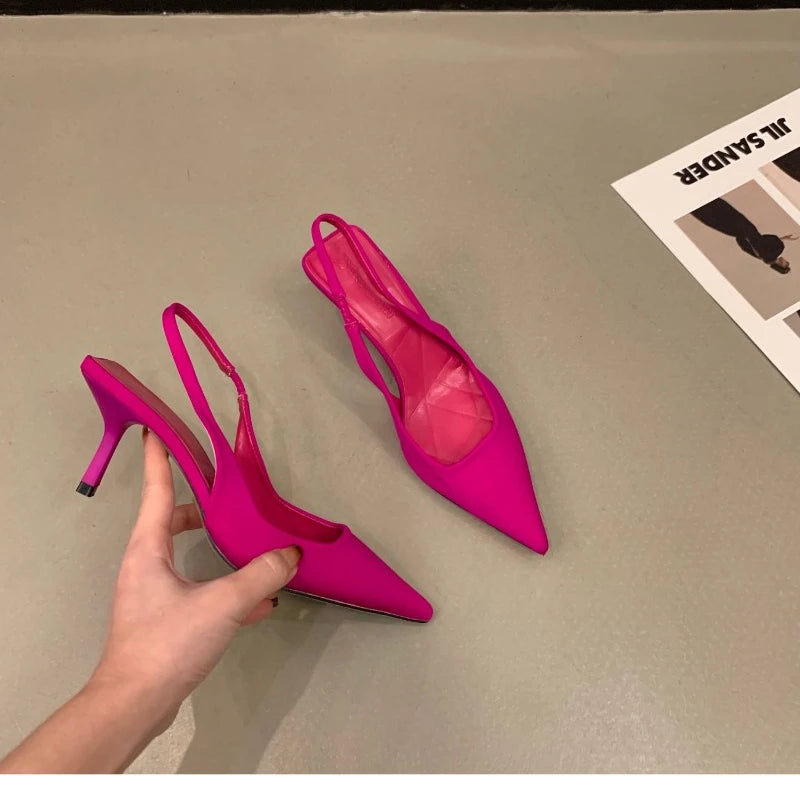 Emerald Muse Slingback Heels